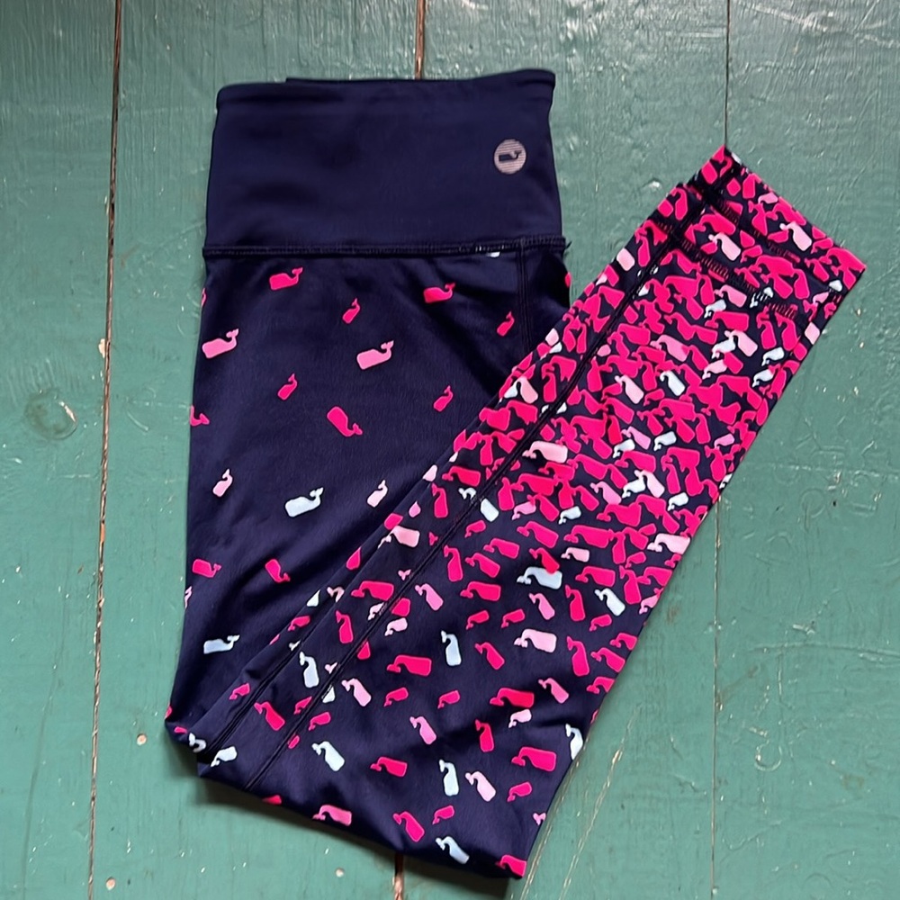 EUC High Waist Whale Print Leggings